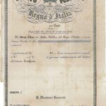 Debito Pubblico del Regno d’Italia – Certificati Nom.-3