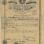 Debito Pubblico del Regno d’Italia – Certificati Nom.-4