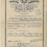 Debito Pubblico del Regno d’Italia – Certificati Nom.-5
