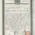 Governo Pontificio – Consolid. Romano – Cert. al Portatore-4