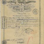 Debito Pubblico del Regno d’Italia – Certificati Nom.-8