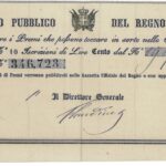 Debito Pubblico del Regno d’Italia – Cartella (R. Decr. 1866)-5