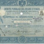 Debito Pubbl. del Regno d’Italia – Consolidato 5% – Cartelle al Port. (Decr. 2 Gennaio 1917)-1