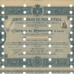 Debito Pubbl. del Regno d’Italia – Consolidato 5% – Cartelle al Port. (Decr. 22 Settembre 1918)-8