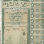 Debito Pubblico del Regno d’Italia – Rendita 5% – Cartelle al Portatore-3
