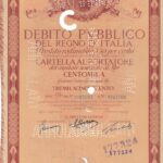 Debito Pubbl. del Regno d’Italia – Prestito Redim. 3,50% – Cartella al Port.-10