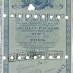 Debito Pubbl. del Regno d’Italia – Prestito Redim. 3,50% – Cartella al Port.-4
