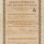 Debito Pubbl. del Regno d’Italia – Prestito Redim. 3,50% – 1934 – Cert. nom.-1