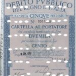 Debito Pubblico del Regno d’Italia – Rendita 5% – Cartelle al Portatore-7