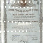 Debito Pubbl. del Regno d’Italia – Prestito Nazionale al 5%-9