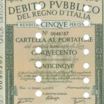 Debito Pubblico del Regno d’Italia – Rendita 5% – Cartelle al Portatore-15