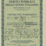 Debito Pubbl. dello Stato Italiano – Prestito Redim. 3,50% – 1934 – Cert. Nominativi-1