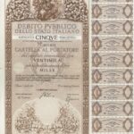 Debito Pubbl. dello Stato Italiano – Rendita 5% – Cartelle al Port. (Anno 1976)-5