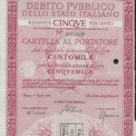 Debito Pubbl. dello Stato Italiano – Rendita 5% – Cartelle al Port. (Anno 1976)-9
