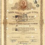 Debito Pubbl. del Regno d’Italia – Prestito Nazionale al 5%-4