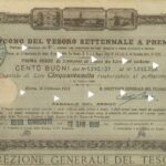 Regno d’Italia – Buono del Tesoro Settennale a Premi (R.D. 1920)-2