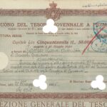 Regno d’Italia – Buono del Tesoro Novennale a Premi (5%)-8