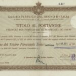 Debito Pubbl. del Regno d’Italia – Titolo al Portatore (BTP Novenn.)-4