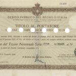 Debito Pubbl. del Regno d’Italia – Titolo al Portatore (BTP Novenn.)-2