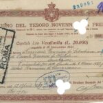Regno d’Italia – Buono del Tesoro Novennale a Premi (5%)-2