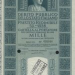 Debito Pubbl. dello Stato Italiano – Prestito Redim. 5% – 1936 – Cart. al Port.-10