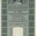 Debito Pubbl. dello Stato Italiano – Prestito Redim. 5% – 1936 – Cart. al Port.-15