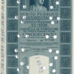 Debito Pubbl. dello Stato Italiano – Prestito Redim. 5% – 1936 – Cart. al Port.-7