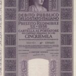 Debito Pubbl. dello Stato Italiano – Prestito Redim. 5% – 1936 – Cart. al Port.-19