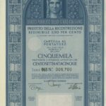 Prestito della Ricostruzione Redim. 3,50% – Cartella al Port. (1968)-1