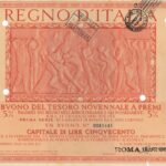 Regno d’Italia – Buono del Tesoro Novennale a Premi 5% (23/01/1941)-1