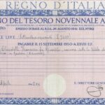 Regno d’Italia – Buono del Tesoro Novennale a Premi (26/08/1941)-2