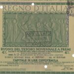 Regno d’Italia – Buono del Tesoro Novennale a Premi 4% (1/09/1942)-13