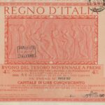 Regno d’Italia – Buono del Tesoro Novennale a Premi 4% (1/09/1942)-2