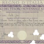 Regno d’Italia – Buono del Tesoro Novennale a Premi (1/09/1942)-2