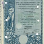 Repubbl. Ital. – Buono del Tesoro Novenn. 5% a Premi – di Scad. 1° Aprile 1965-1