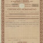 Repubbl. Ital. – BTP Nov. 5% a Premi – di Scad. 1° Gennaio 1977 Cert. Nomin.-1