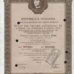 Repubbl. Ital. – BTP Nov. 5% a Premi – di Scad. 1° Aprile 1978 al Port.-4