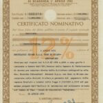 Repubbl. Ital. – BTP Poliennali 12% – di Scad. 1° Aprile 1982 Cert. Nomin.-1