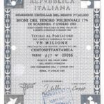 Repubbl. Ital. – BTP Poliennali 17% – di Scad. 1° Luglio 1985 al Port.-1
