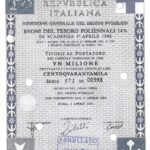 Repubbl. Ital. – BTP Poliennali 14% – di Scad. 1° Aprile 1986 al Port.-3