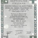 Repubbl. Ital. – BTP Poliennali 14% – di Scad. 1° Aprile 1986 al Port.-2