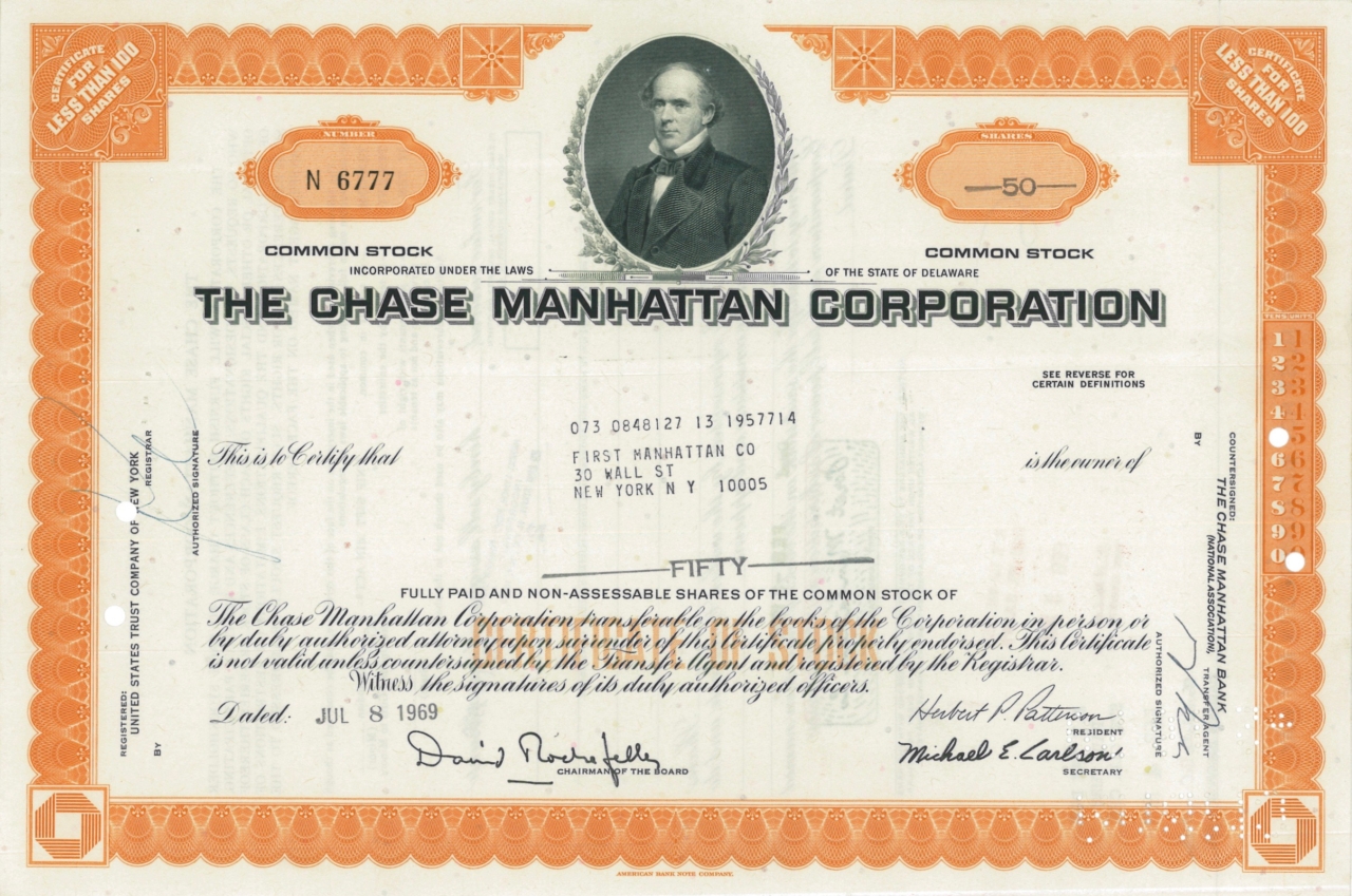 Scopri di più sull'articolo The Chase Manhattan Corporation