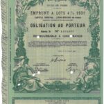 Ville de Paris – Emprunt a Lots 4% – 1931-2