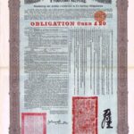 1908 Imperial Chinese Government Bond Tientsin-Pukow Railway Loan-3