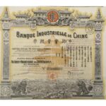 1919 Bank Industrial of China – Capital 75.000.000 Francs-1