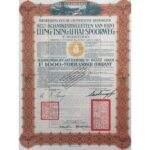 1920 Government of the Chinese Republic 1,000 Francs Dutch 8% Bond-1