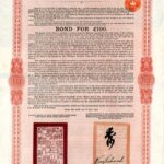 1903 Chinese Imperial Railway – Shanghai – Nanking Railway £100 5% Bond-1