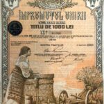 Kingdom of Roumania Loan of 1000 Lei – Public debt Ministry of Finance 1919-1