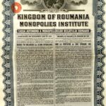 Kingdom of Romania Monopolies Institute 7% Guaranteed External, Sinking Fund Gold bond Stabilization and Development Loan of 1929-1
