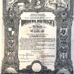Kingdom of Roumania 5000 Lei – 4.5% State Loan Ministry of Finance Public Debt of Romania Refinance 1941-1